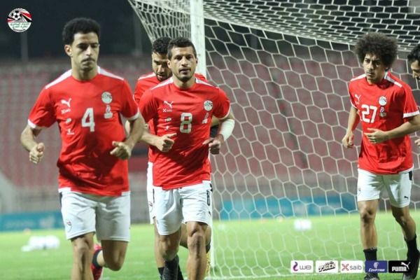 منتخب مصر يخوض مرانه الأول في الكويت إستعداداً لمواجهه بلجيكا-صور