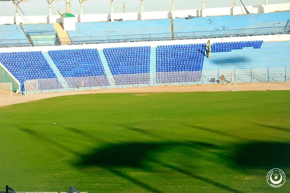 انفراجة في ملعب الهلال منافس الأهلي في دوري أبطال إفريقيا - صورة