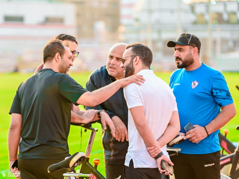 10 صور ترصد مران الزمالك اليوم قبل مواجهة الأهلي في الدوري