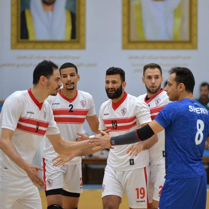 فريق طائرة الزمالك يفوز على النصر البحريني في بطولة بني ياس الدولية