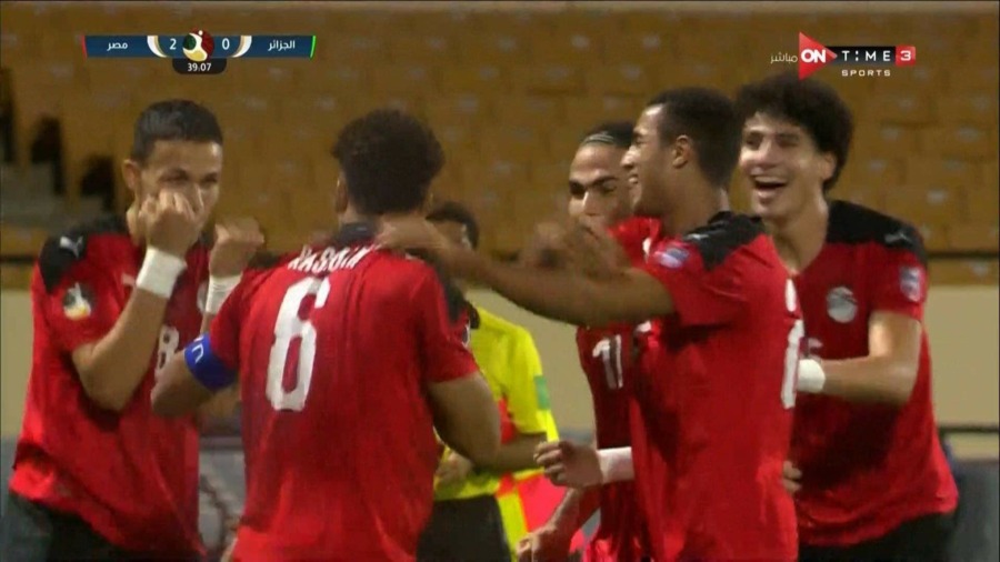شاهد أهداف مباراة منتخب مصر والجزائر في نصف نهائي كأس العرب تحت20 سنة- فيديو