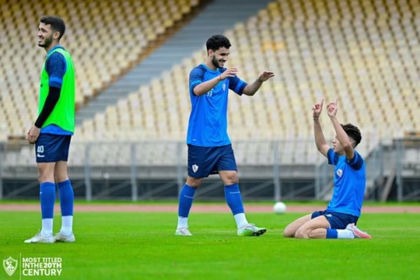 13 صورة ترصد كواليس مران الزمالك قبل مواجهة إيليكت التشادي