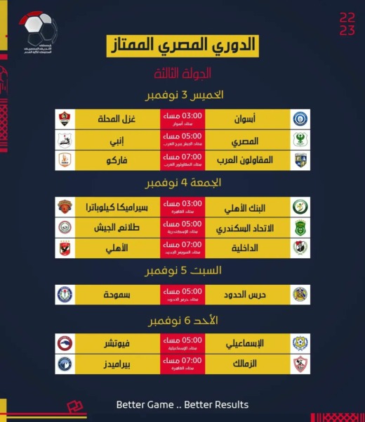 عاجل.. رابطة الأندية تعلن مواعيد وملاعب مباريات الزمالك في الدور الأول للدوري - صور