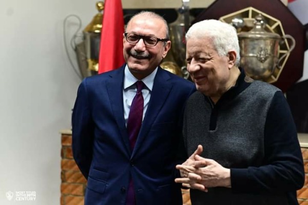 مفاجأة مدوية ..مرتضى منصور يستقبل السفير التركي في نادي الزمالك- صور