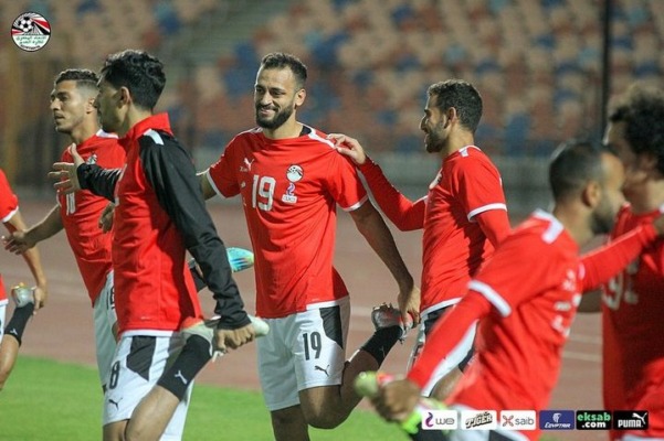 بمشاركة لاعبي الزمالك تدريب منتخب مصر إستعدادًا لمواجهة بلجيكا-صور