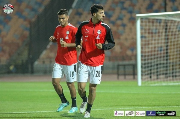 بمشاركة لاعبي الزمالك تدريب منتخب مصر إستعدادًا لمواجهة بلجيكا-صور