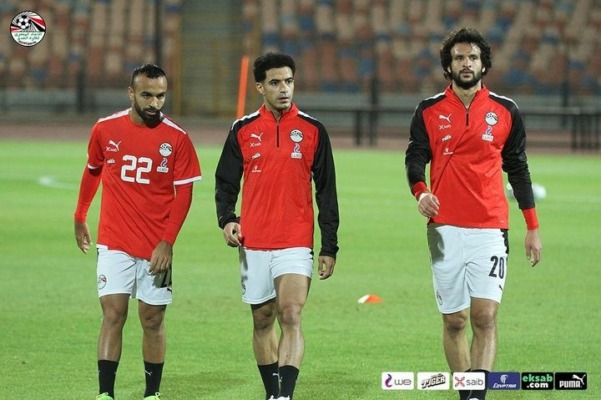 بمشاركة لاعبي الزمالك تدريب منتخب مصر إستعدادًا لمواجهة بلجيكا-صور