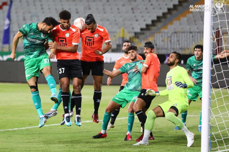 المصري يتعادل سلبيًا مع البنك الأهلي في مباراة فقيرة فنيًا بالدوري