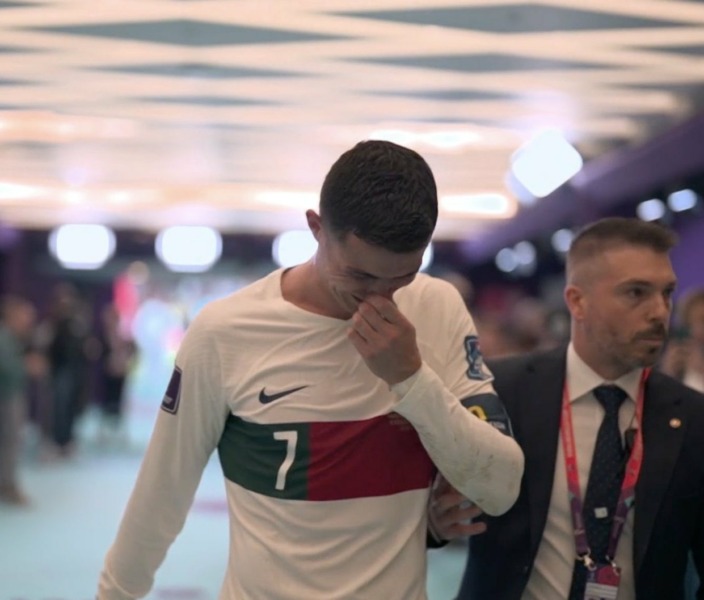 "انتهى الحلم".. رسالة مؤثرة من كريستيانو رونالدو بعد خروج البرتغال على يد المغرب في كأس العالم - صورة