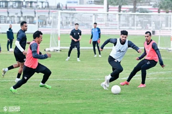 14 صورة ترصد كواليس مران الزمالك إستعدادًا لمواجهة أسوان