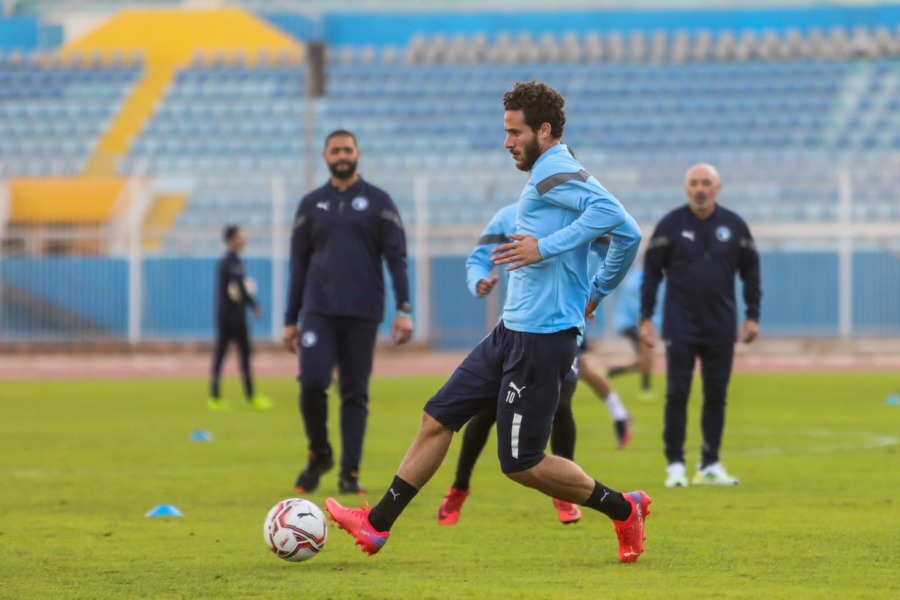 باتشيكو يقود المران الأول له مع بيراميدز قبل مواجهة المحلة في الدوري- صور