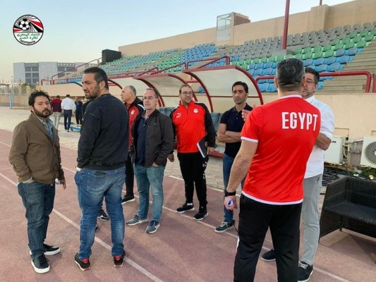 فيتوريا يدعم المنتخب الأوليمبي قبل مواجهة زامبيا بالتصفيات الإفريقية- صور