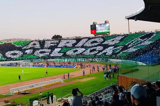 جماهير الرجاء المغربي تحقق رقم قياسي قبل مباراة الاهلي في دوري أبطال أفريقيا