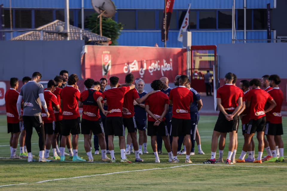 تفاصيل مران الأهلي الختامي قبل مواجهة الداخلية في كأس مصر