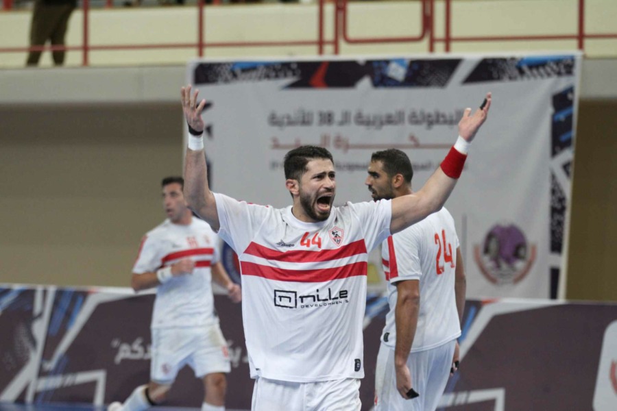 كوماندوز يد الزمالك يفوز على الهدى السعودي في البطولة العربية