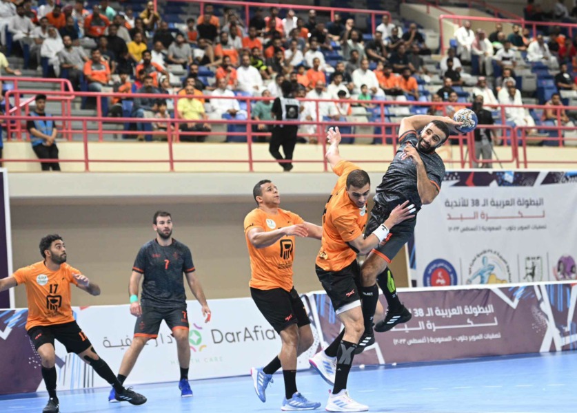 البنك الأهلي يفوز على مضر السعودي في البطولة العربية لليد