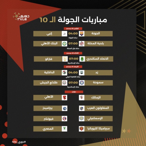 تعرف على جدول الدور الأول من بطولة الدوري المصري الممتاز موسم 2023-2024 | صور