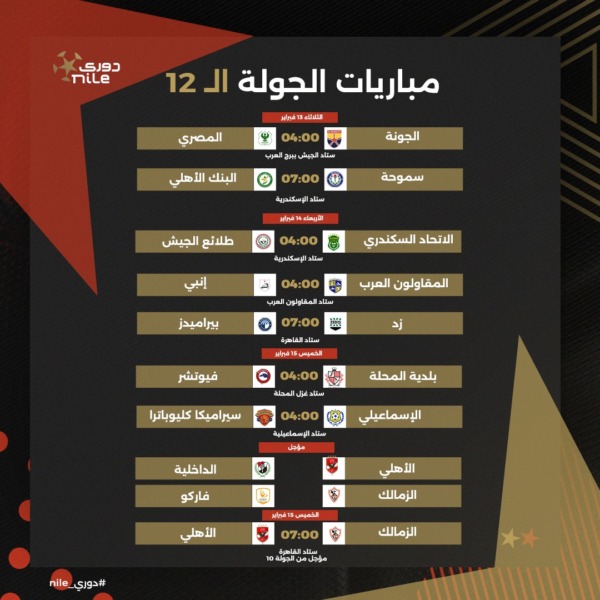 تعرف على جدول الدور الأول من بطولة الدوري المصري الممتاز موسم 2023-2024 | صور