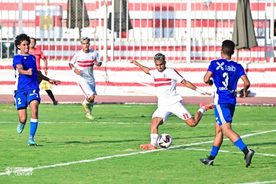 بحضور نجوم الفريق الأول، زمالك 2003 يهزم سموحة في بطولة الجمهورية - صورة