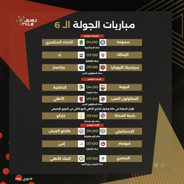 تعرف على جدول الدور الأول من بطولة الدوري المصري الممتاز موسم 2023-2024 | صور