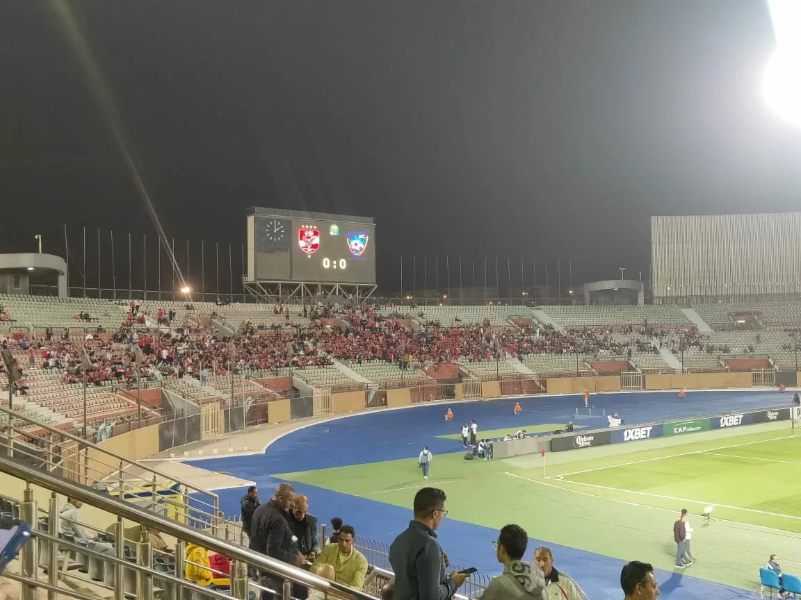 حضور جماهيري ضعيف للأهلي أمام ميدياما الغاني في دوري أبطال إفريقيا - صور