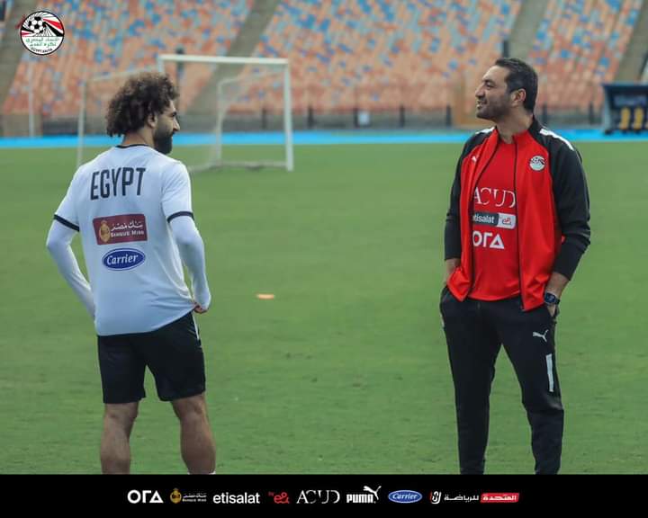 منتخب مصر يختتم تدريباته إستعداداً لمواجهة جيبوتي في التصفيات المؤهله لكأس العالم - صورة
