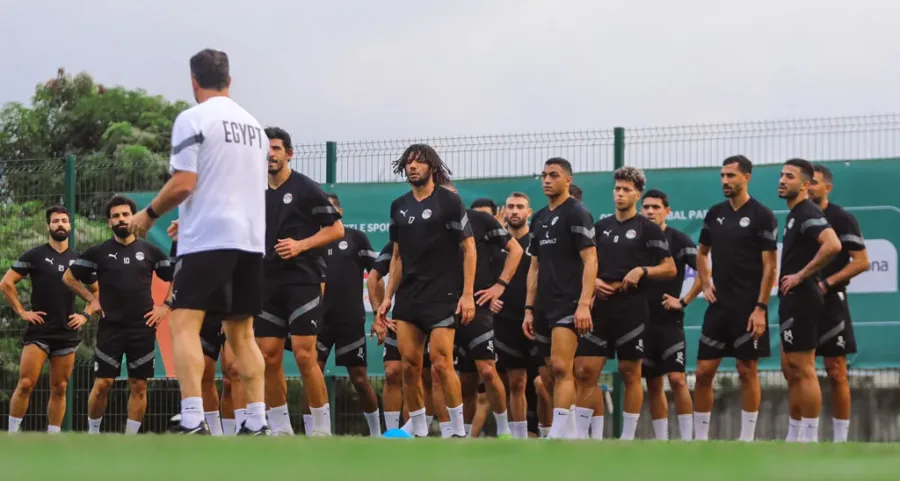 منتخب مصر يختتم استعداداته لمواجهة موزمبيق في كأس الأمم الإفريقية - صورة