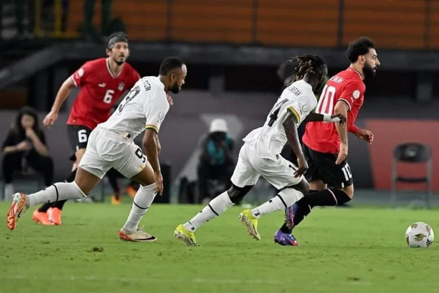 ترتيب مجموعة مصر في أمم إفريقيا بعد التعادل أمام غانا
