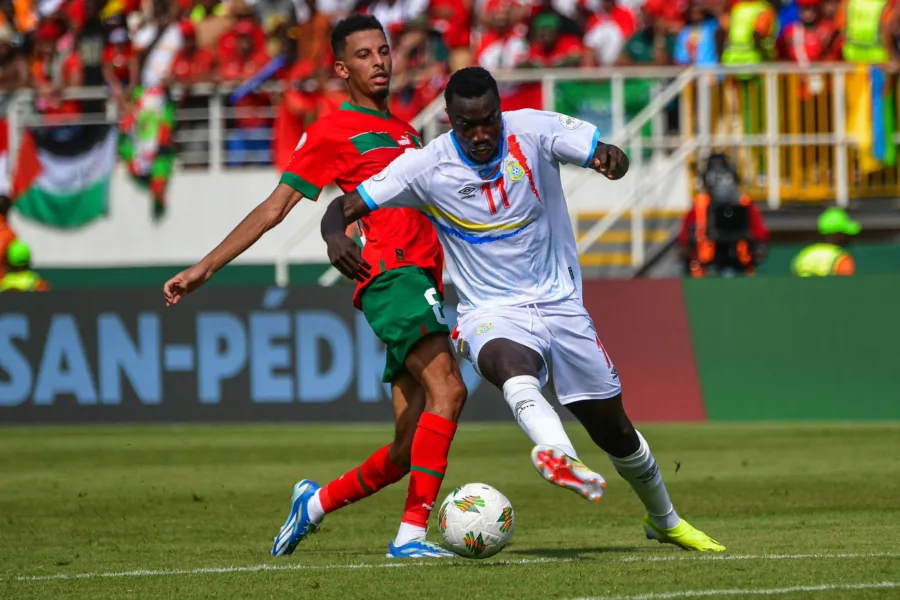 شاهد أهداف تعادل المغرب أمام الكونغو في أمم إفريقيا - فيديو