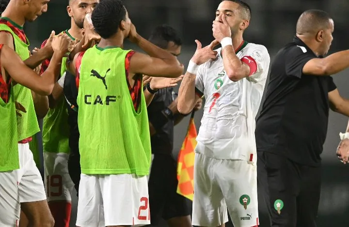 شاهد هدف فوز المغرب على زامبيا وتأهله لدور الـ16 من أمم إفريقيا - فيديو