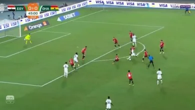 شاهد.. هدف غانا الأول في شباك المنتخب المصري - فيديو