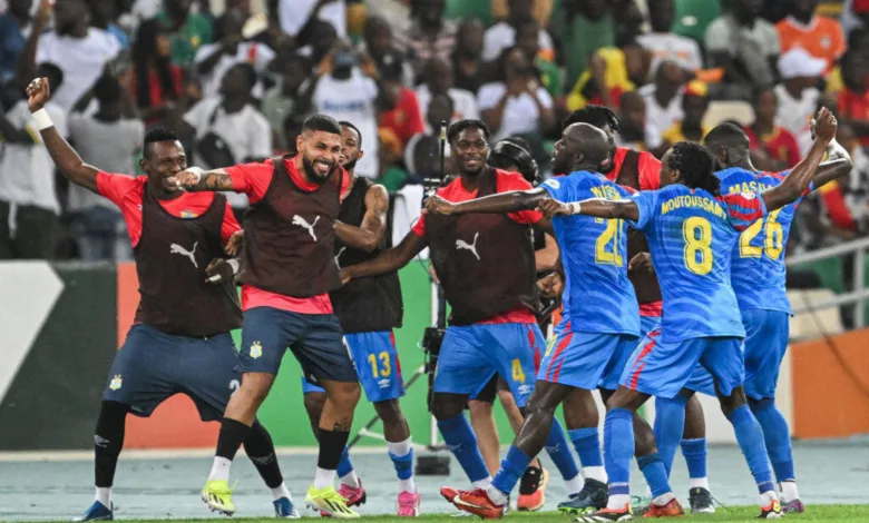 شاهد أهداف فوز الكونغو على غينيا في أمم إفريقيا- فيديو