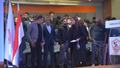 دقيقة حداد علي شهداء الزمالك في مؤتمر تقديم الصفقات