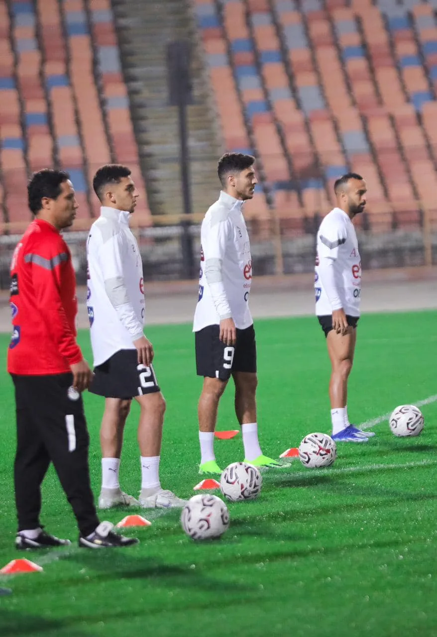 21 لاعباً في مران منتخب مصر استعدادا لبطولة كأس عاصمة مصر - صورة