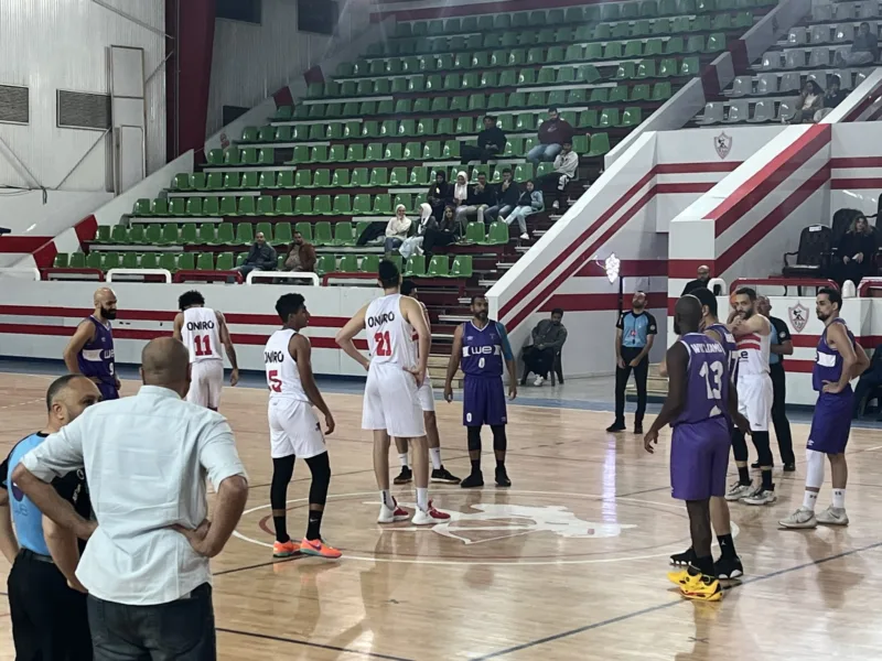 الزمالك يفوز على المصرية للإتصالات في دوري سوبر السلة