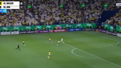على غرار مباراة الزمالك والأهلي .. حالة جدلية على الأول بارك بعد هدف العين في شباك النصر - فيديو