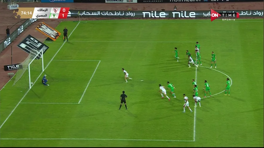 شاهد وأحكم بنفسك.. لقطة زيزو المثيرة للجدل في مباراة الزمالك والمصري - فيديو
