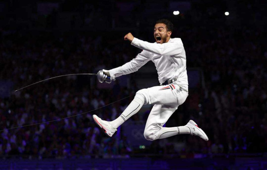 شاهد.. احتفال مثير لـ محمد السيد بعد تتويجه بالميدالية البرونزية في أولمبياد باريس 2024 - فيديو