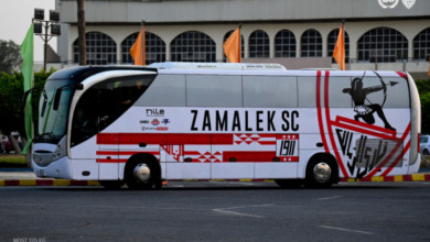 حافلة الزمالك تصل ستاد القاهرة استعدادًا لمواجهة بيراميدز في الدوري