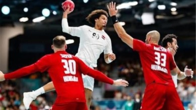 منتخب مصر لكرة اليد يتعرض لهزيمة مؤثرة أمام الدنمارك في أولمبياد باريس
