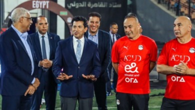 في حضور وزير الرياضة .. منتخب مصر يواصل تدريباته استعدادا لمواجهة موريتانيا - صورة