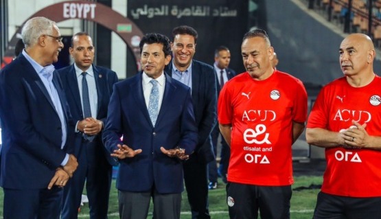 في حضور وزير الرياضة .. منتخب مصر يواصل تدريباته استعدادا لمواجهة موريتانيا - صورة