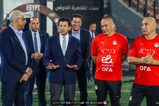 في حضور وزير الرياضة .. منتخب مصر يواصل تدريباته استعدادا لمواجهة موريتانيا - صورة