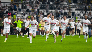 نجم الزمالك يتوج بجائزه أفضل لاعب في بطولة كأس السوبر المصري- صورة