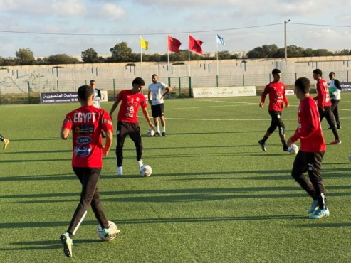 منتخب مصر للناشئين يختتم استعداداته لمواجهة المغرب في تصفيات شمال إفريقيا - طالع موعد المباراة