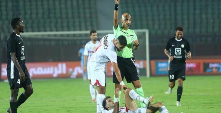 الحكم محمد عادل يرد على الحالات الجدلية في مباراة الزمالك والبنك الأهلي!