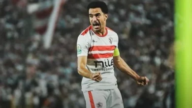 موقف عمر جابر من المشاركة في مباراة الزمالك وفاركو