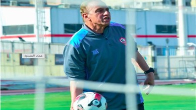 تدريبات خاصه من عماد المندوه لحراس الزمالك في أول ظهور له مع ايمن الرمادي