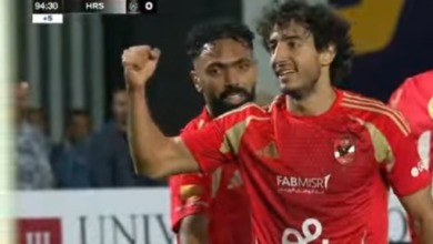 الأهلي يكتسح حرس الحدود بخماسية نظيفة وينتظر مصيره يوم الخميس
