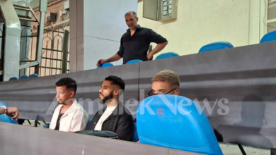 محمود بنتايج يحضر مباراة الزمالك وفاركو رغم الإصابة